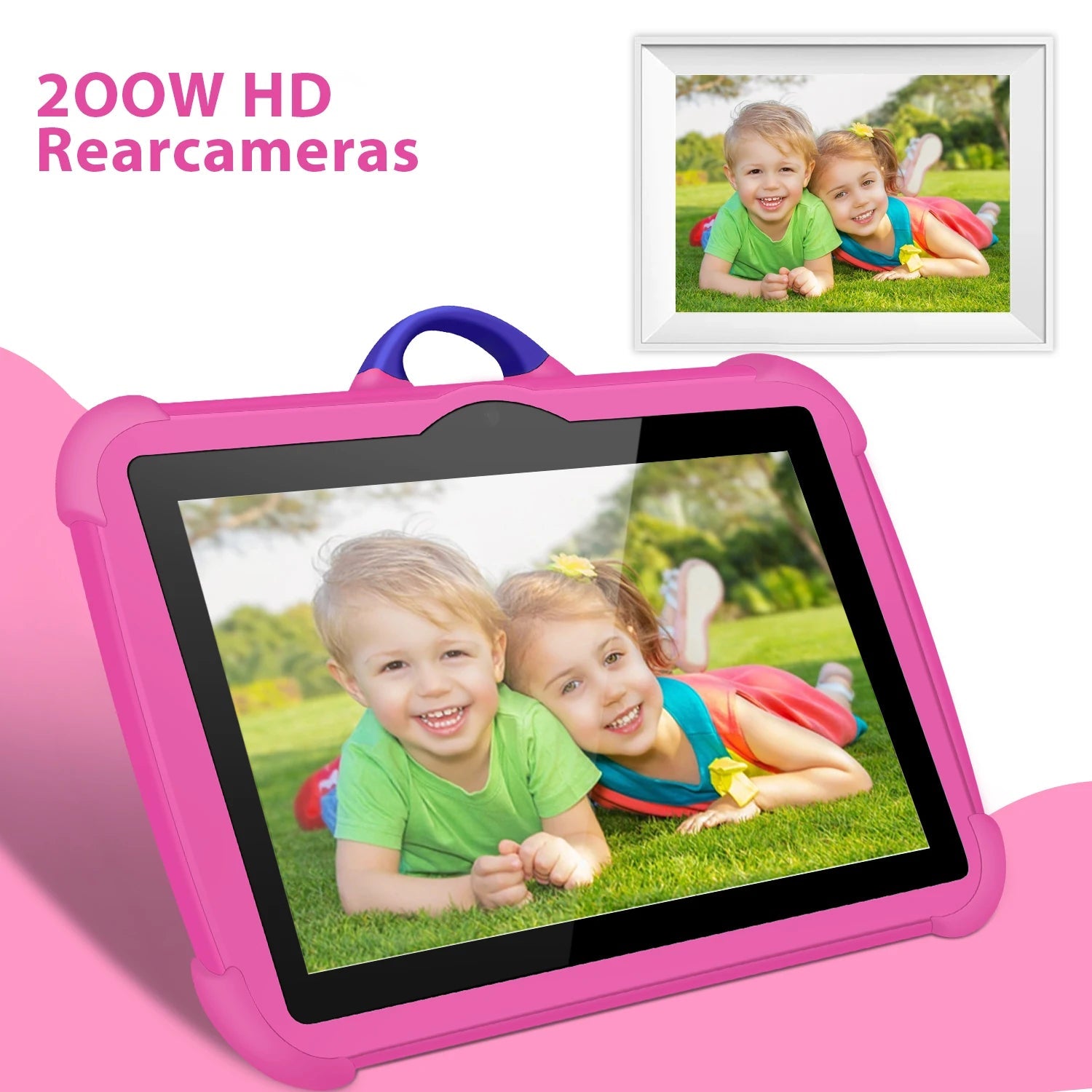 Tablette Enfant 7 Pouces Android Éducative Quad Core 4 Go RAM 64 Go ROM 3