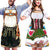 Tablier de Cuisine Traditionnel Bavarois Motifs Amusants en Tissu Résistant pour Couples 0