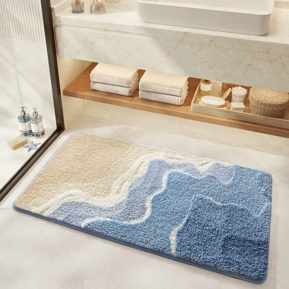 Tapis de bain côtier antidérapant 0