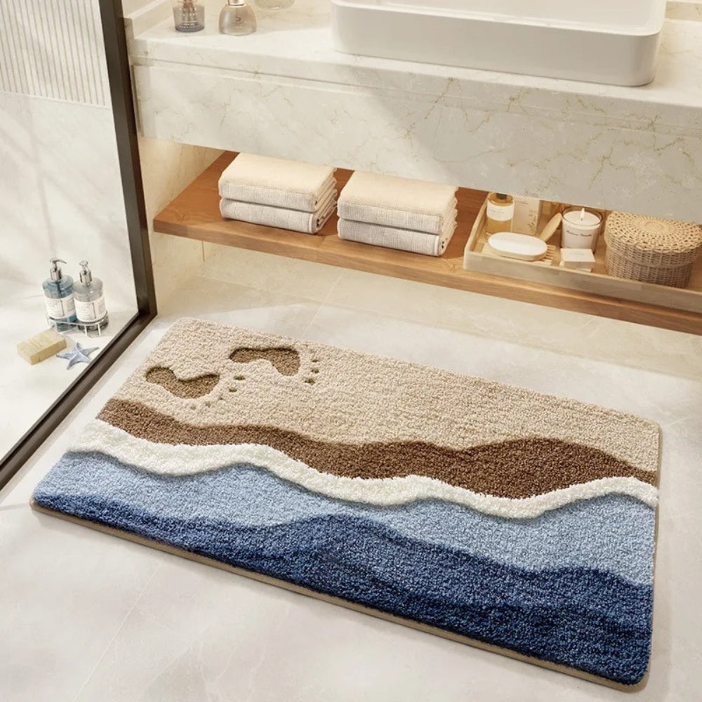 Tapis de bain côtier antidérapant 1