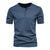 Tee Shirt Homme Col Élégant Coton Respirant