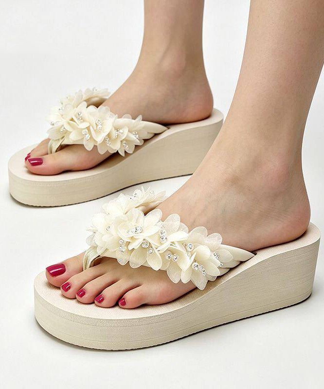 Tongs Femme Chic à Fleurs 2