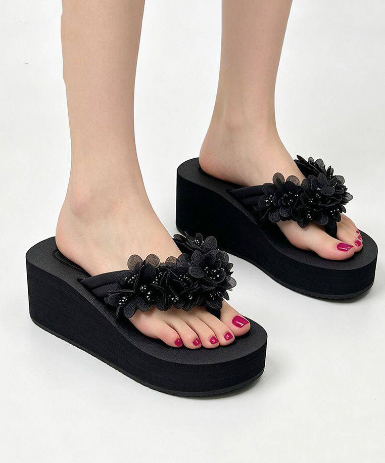 Tongs Femme Chic à Fleurs 4