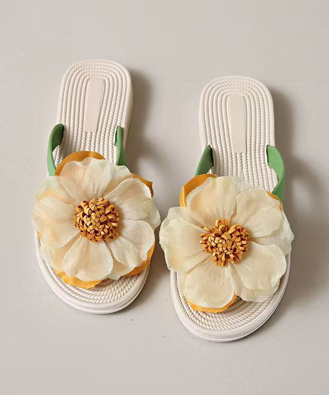 Tongs Femme Style Estival Floral 2