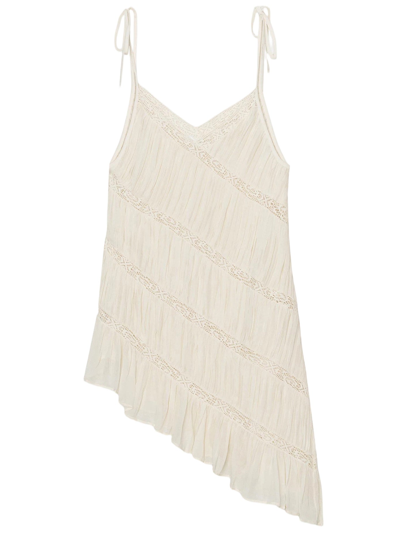Top Femme Asymétrique Sans Manches Patchwork Moderne 4