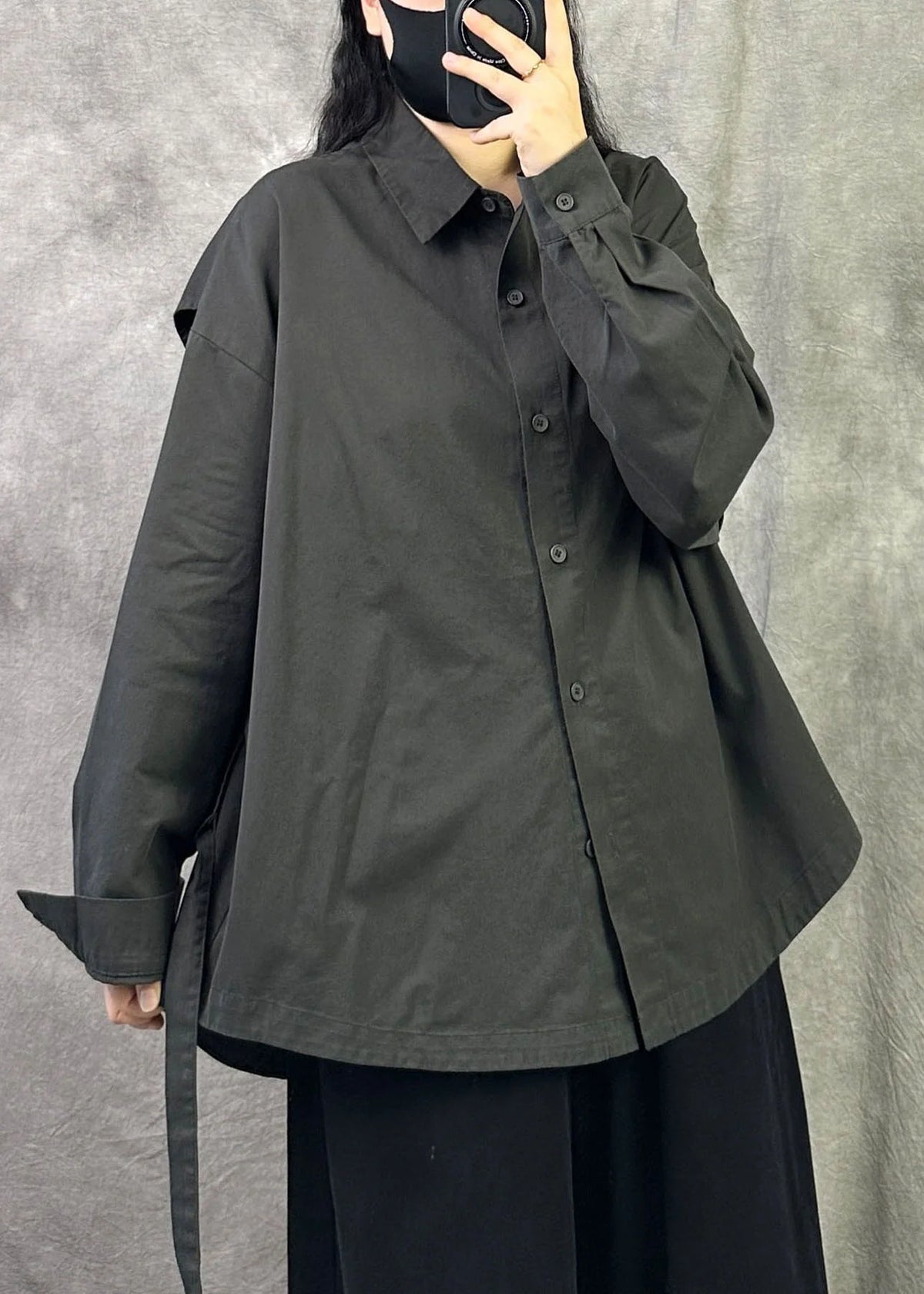 Top Femme Oversize Décontracté Patchwork Automnal 1