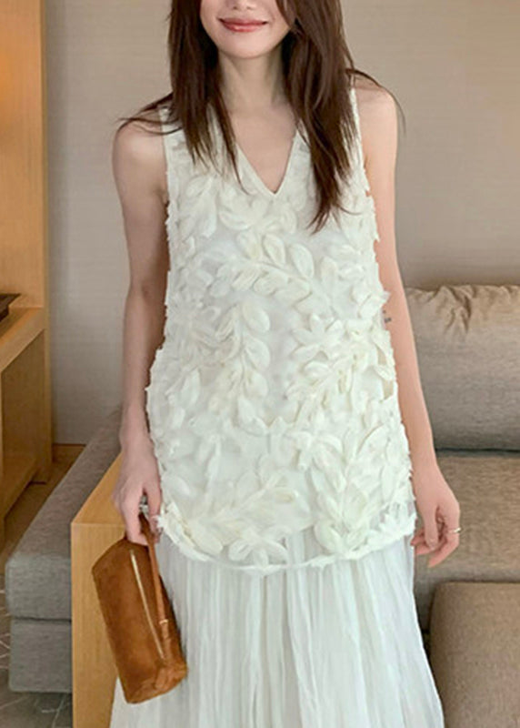 Top Femme Tulle Floral Estival 3