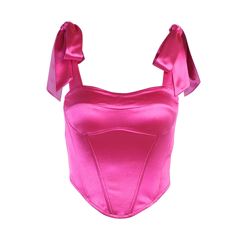 Top dos nu corset élégant pour femmes 4