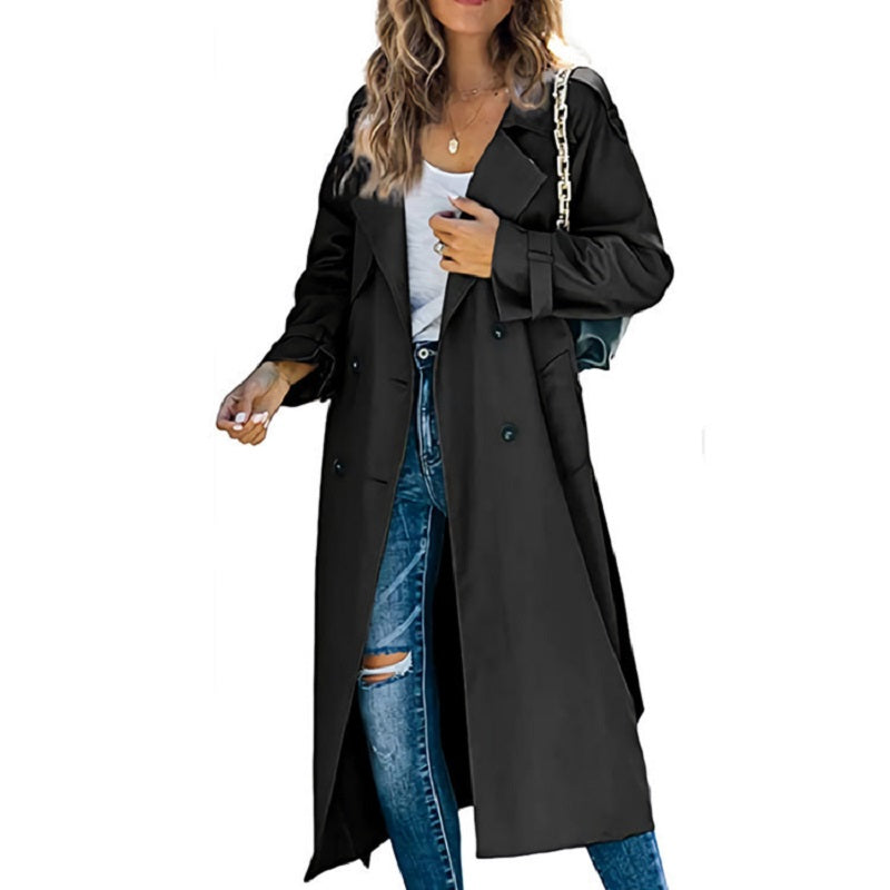 Trench Long Femme Chic 0
