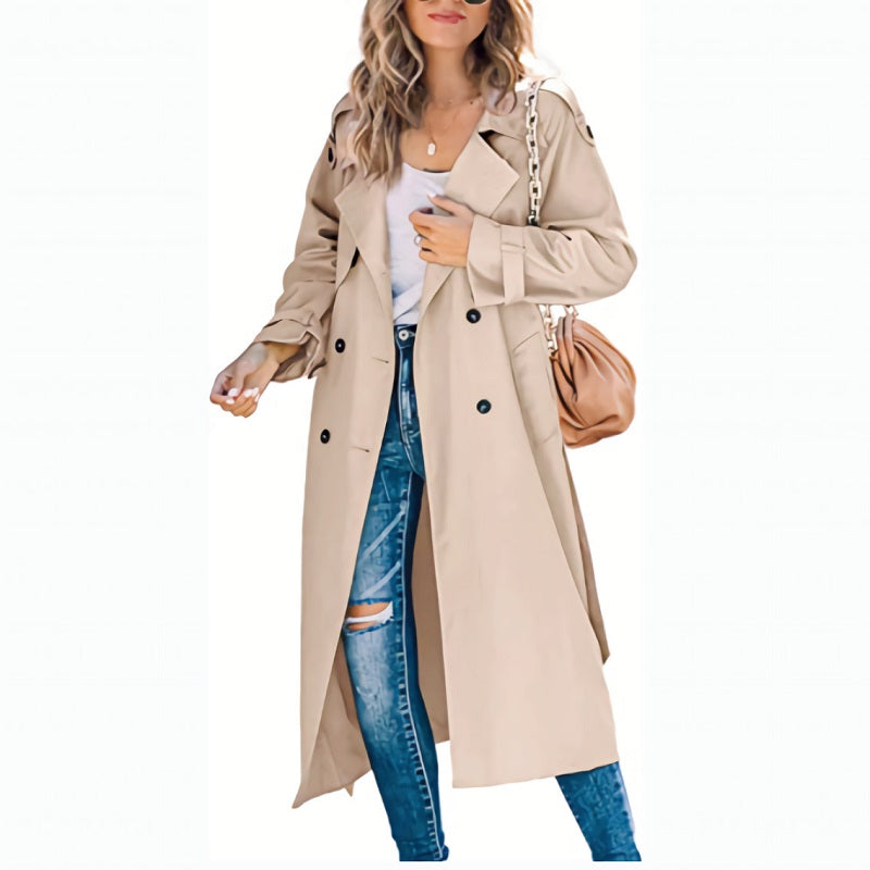 Trench Long Femme Chic 3
