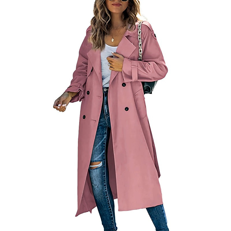 Trench Long Femme Chic 4