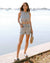Ensemble Femme Haut Aéré Lin et Short Décontracté-2