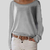 Variant image for Pull Femme Élégant Décolleté Rond Acrylique Léger-32