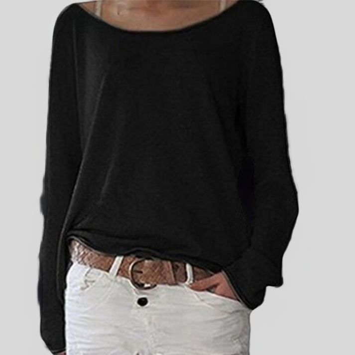 Variant image for Pull Femme Élégant Décolleté Rond Acrylique Léger-41