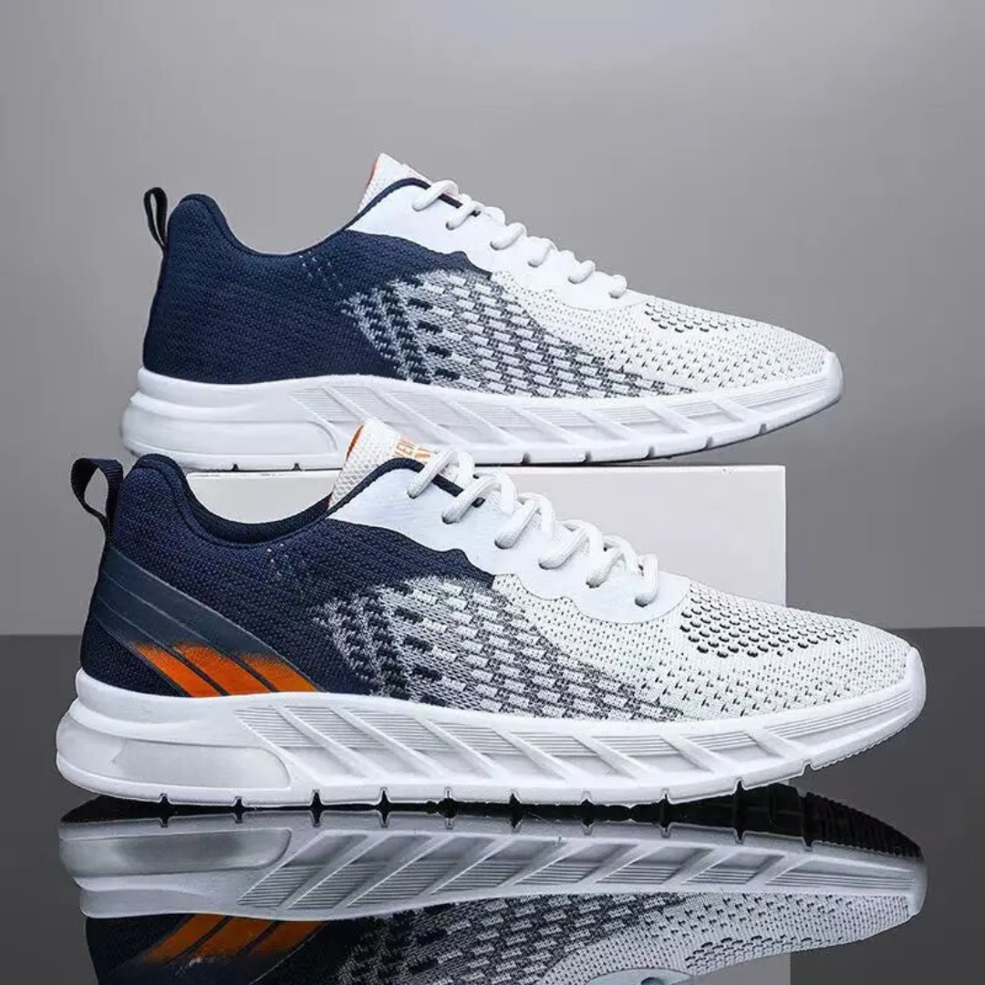 Chaussures de sport respirantes en tricot pour hommes