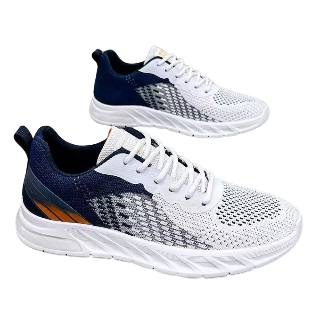 Chaussures de sport respirantes en tricot pour hommes