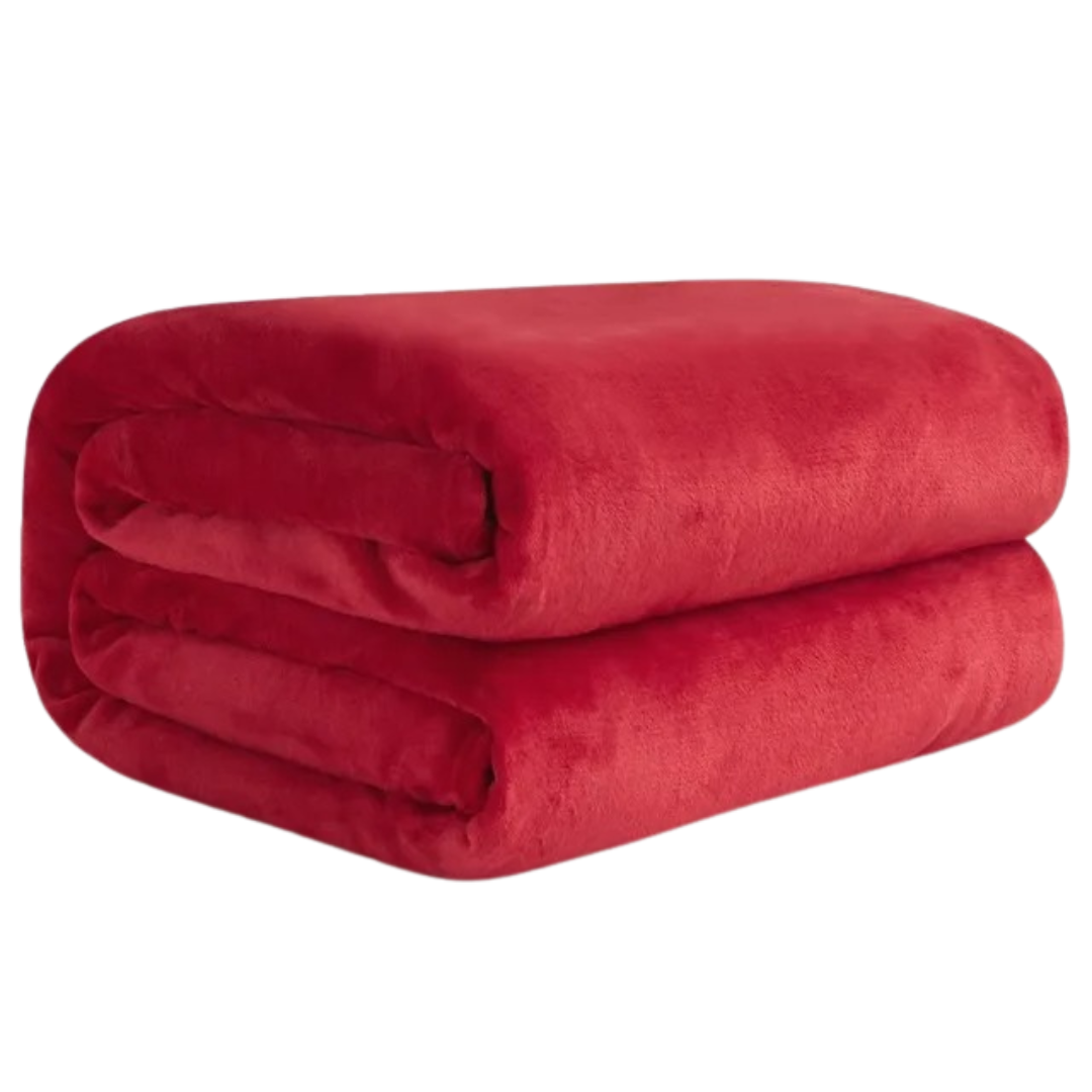 Couverture de flanelle en polaire corail