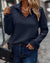 Variant image for Sweatshirt Femme Capuche Confortable Mélange Coton Polyester-31