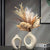 Vase Décoratif en Céramique Abstrait Moderne 30 cm et 25 cm 1