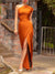 Robe Femme Longue Élégante Tissu Luxe Pour Soirée-1