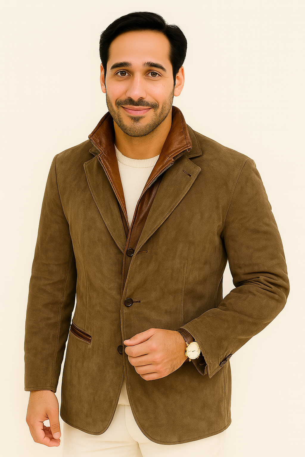 Veste Classique pour Homme Style Vintage 1