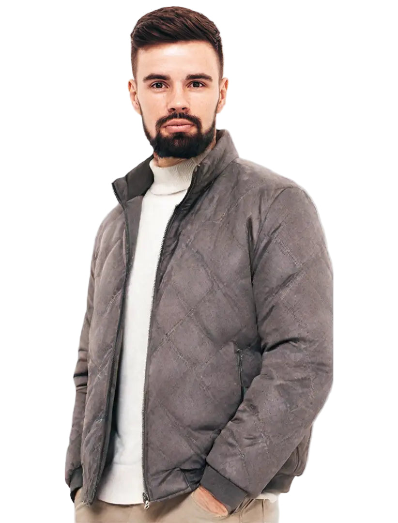 Veste Cuir Homme Style Intemporel Ajustée 1