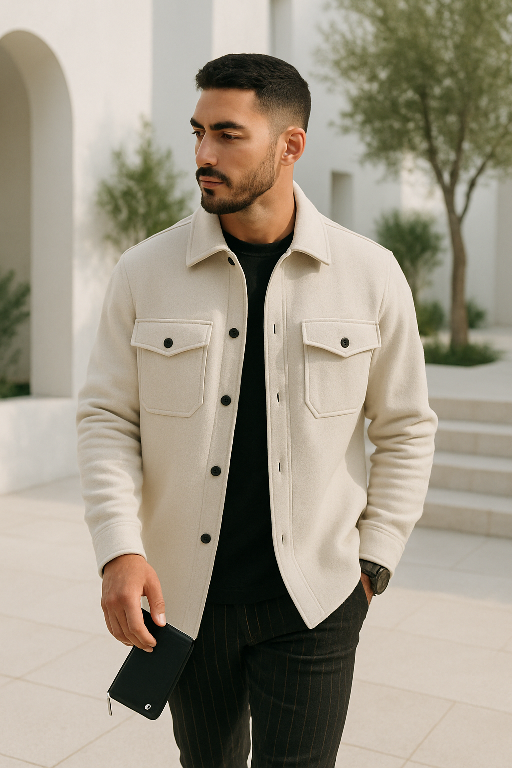 Veste D'été Homme Décontractée Légère Respirante 2