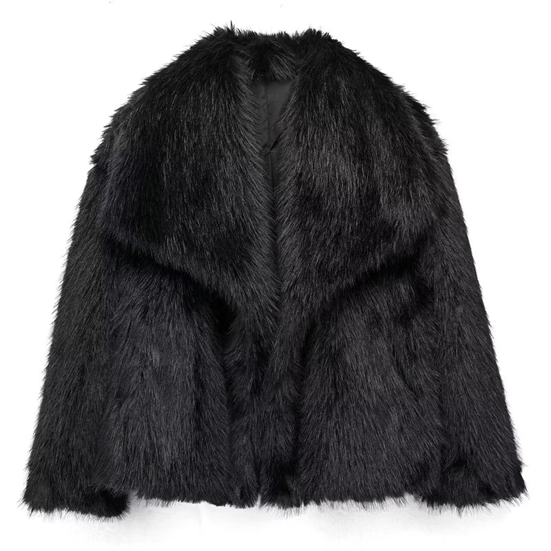 Veste Décontractée Femme en Fausse Fourrure 9