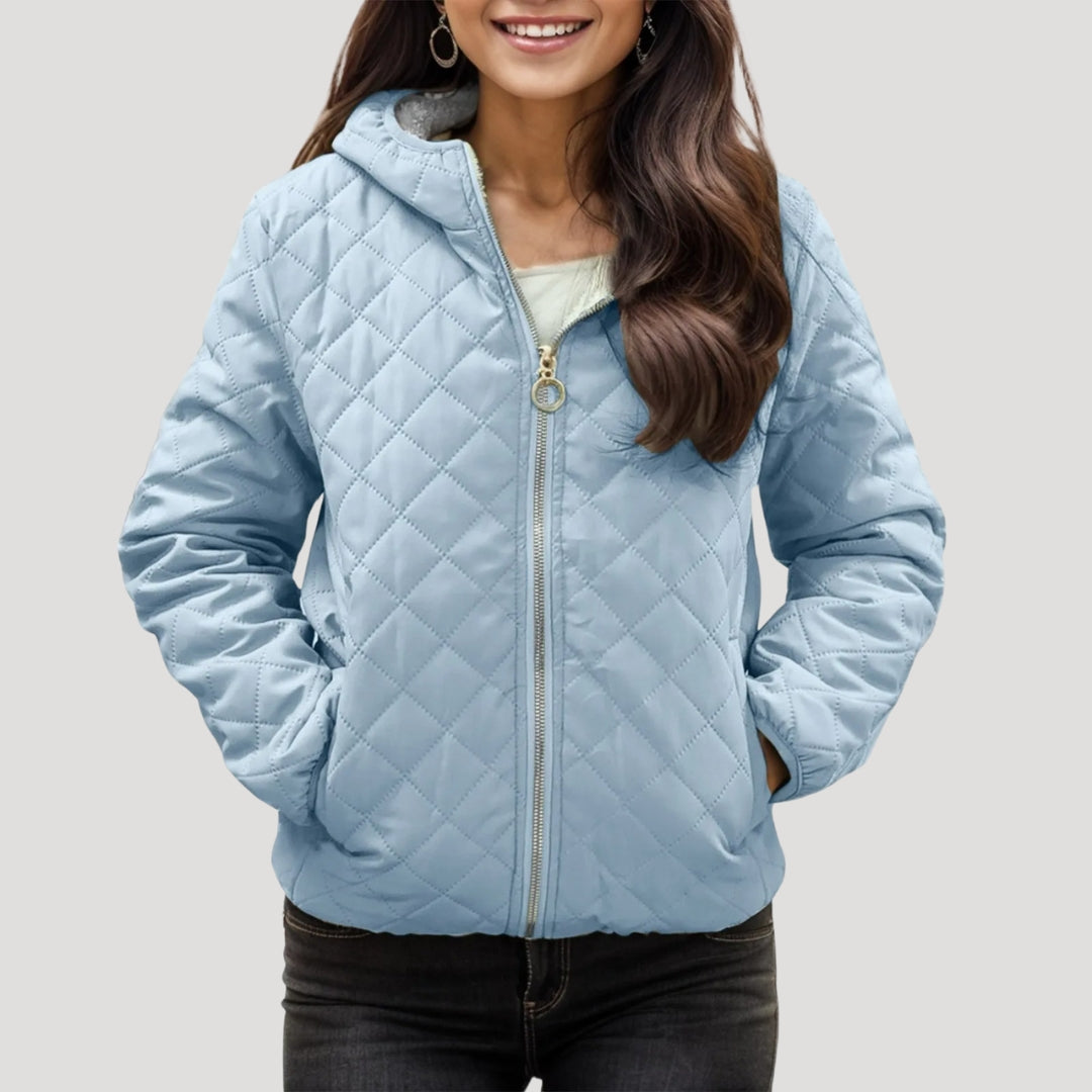 Veste Femme Bouffante avec Capuche 3