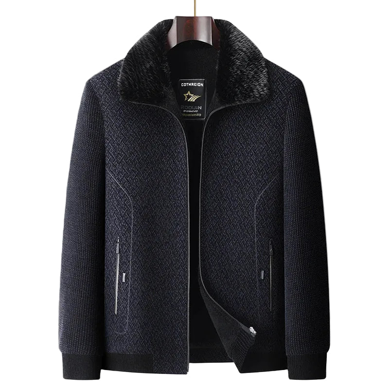 Veste Femme Chic à Col Fourré 0