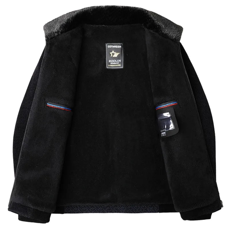 Veste Femme Chic à Col Fourré 3