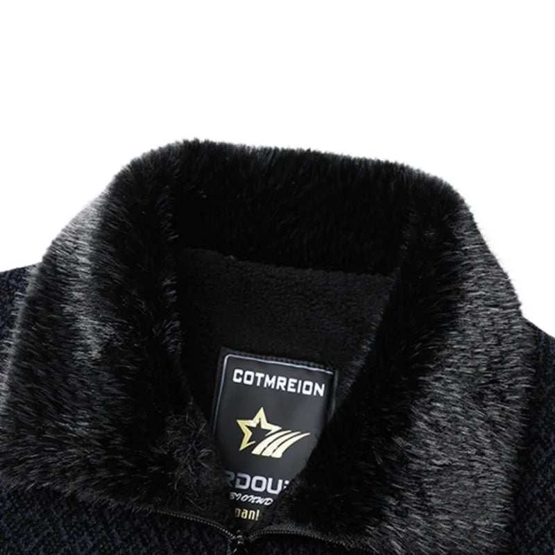 Veste Femme Chic à Col Fourré 4