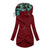 Veste Femme Imperméable à Capuche Détails Tropicaux Résistante 4
