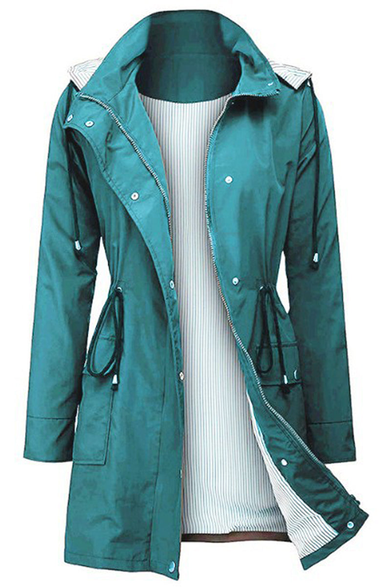 Veste Femme Légère avec Capuche et Taille Ajustable 10