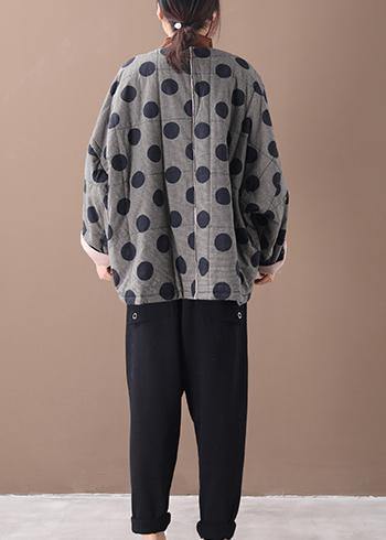 Veste Femme Parka À Carreaux Design Unique Col En V 3