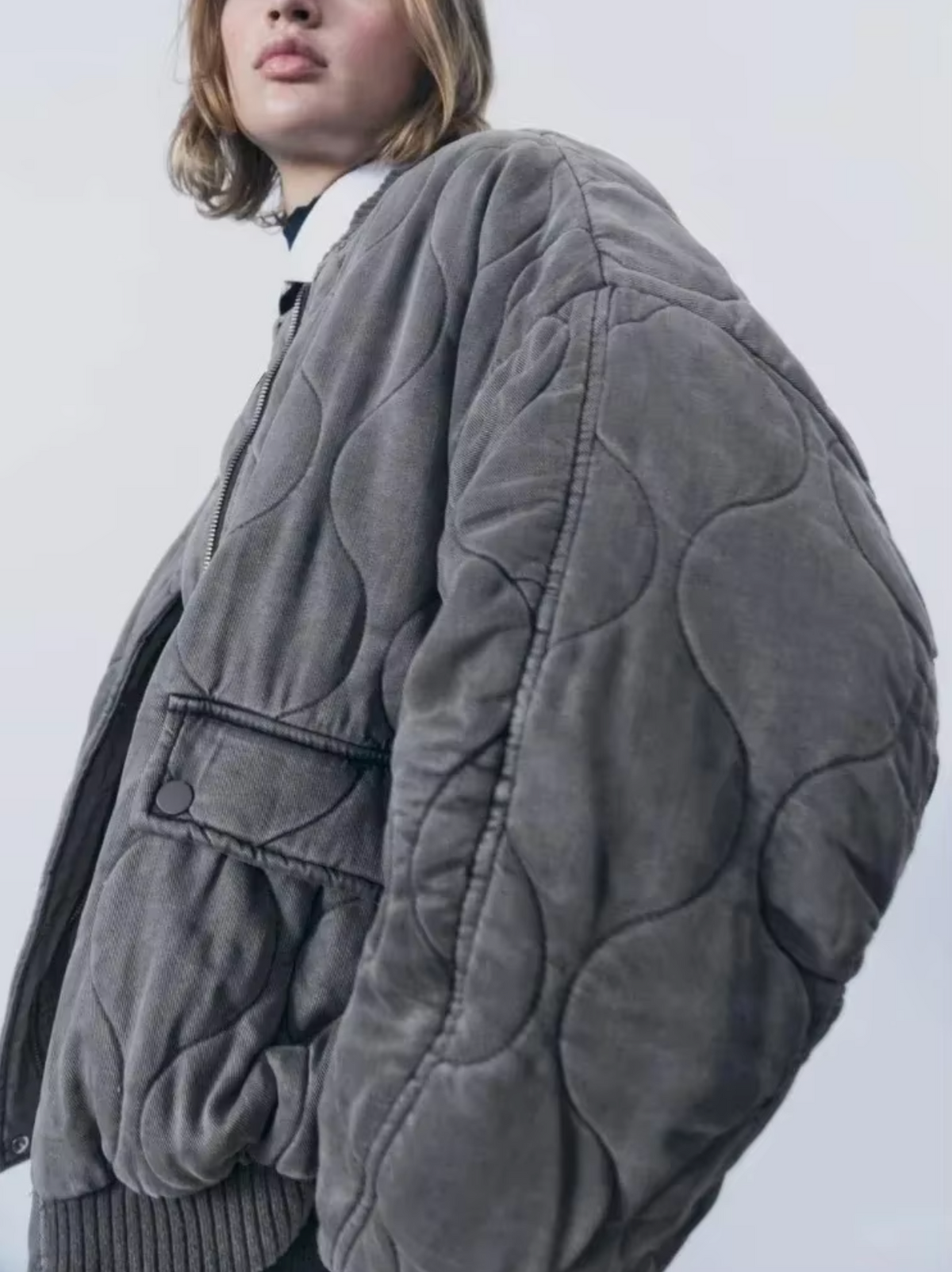 Veste Femme à Col Rond Chic 2
