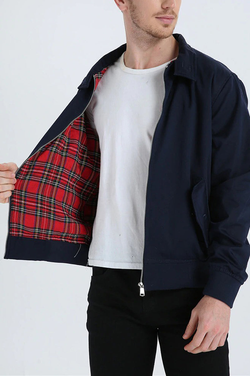 Veste Harrington pour Homme Style Décontracté 1