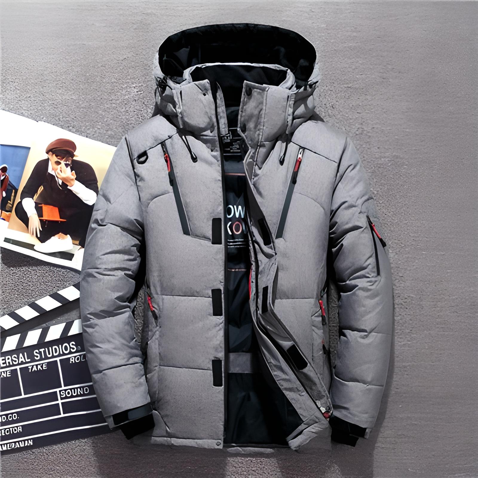 Veste Hiver Femme Moderne Avec Capuche Silhouette Ajustée 2