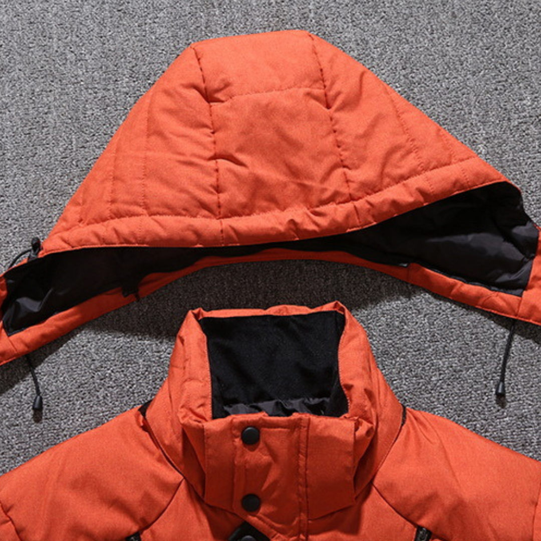 Veste Hiver Femme Moderne Avec Capuche Silhouette Ajustée 7
