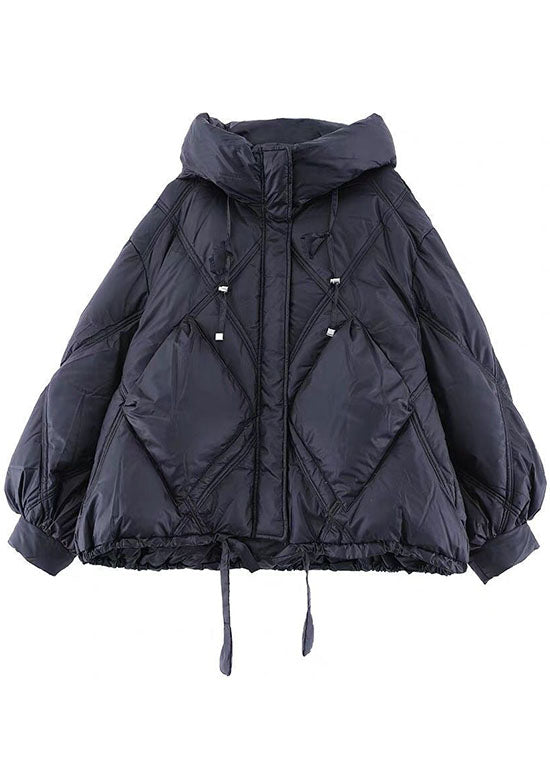 Veste Hiver Femme à Capuche en Duvet, Coupe Ample et Zippée 7
