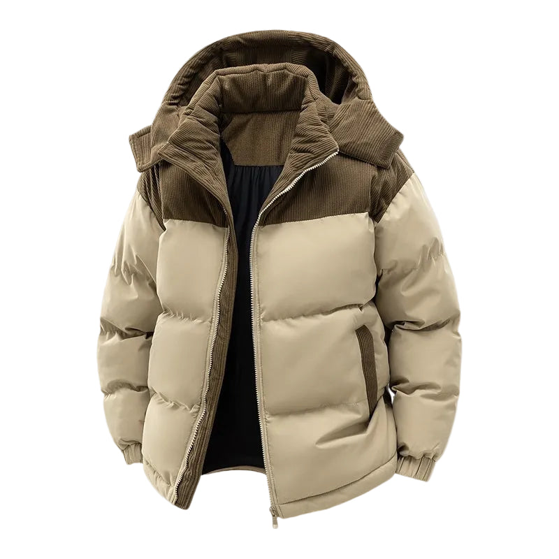 Veste Hiver Homme Avec Capuche Et Fermeture Éclair 0