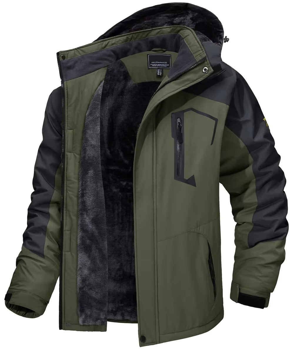 Veste Hiver Homme Imperméable et Coupe-Vent Polyvalente 3