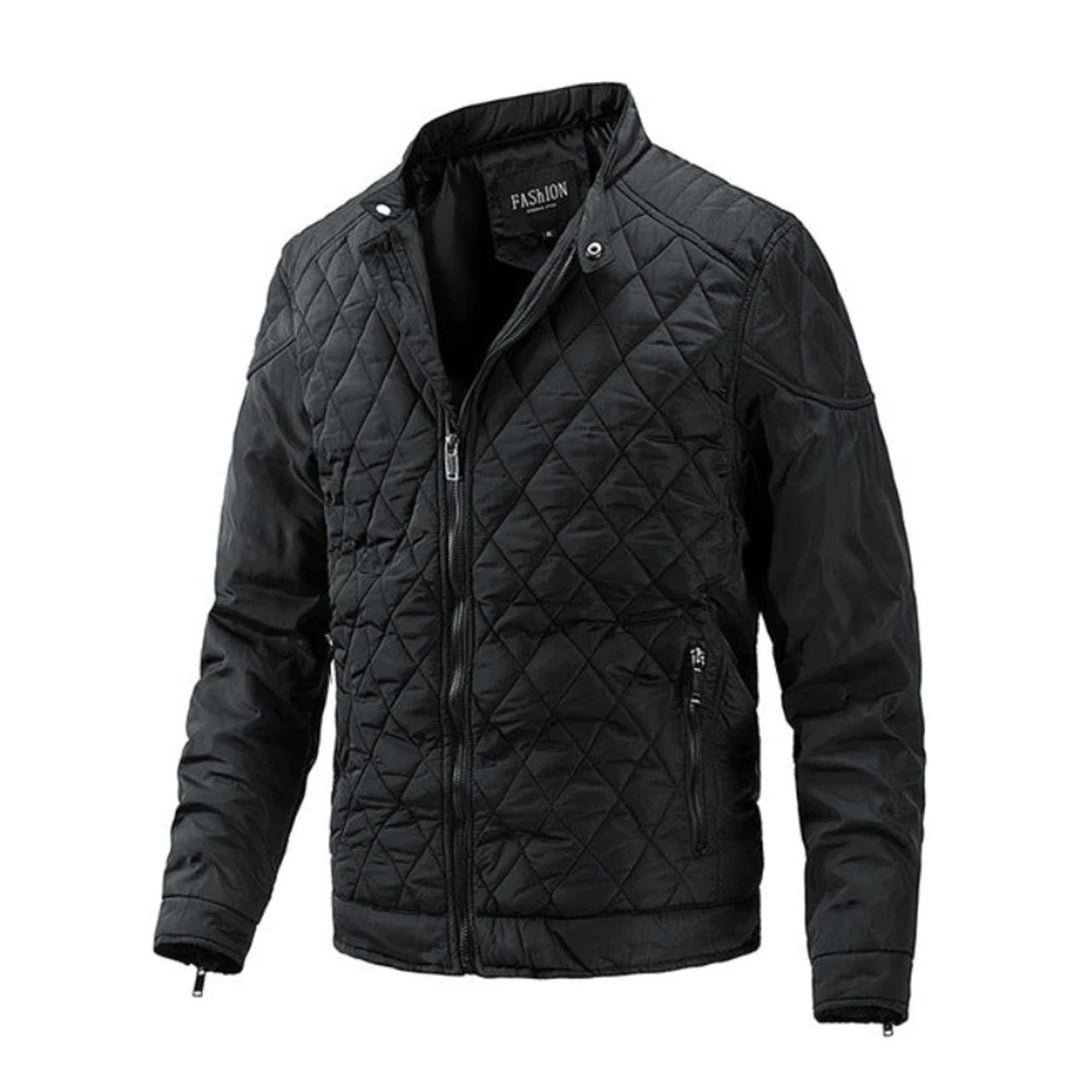 Veste Homme Bomber à Motif Losanges Style Intemporel 0