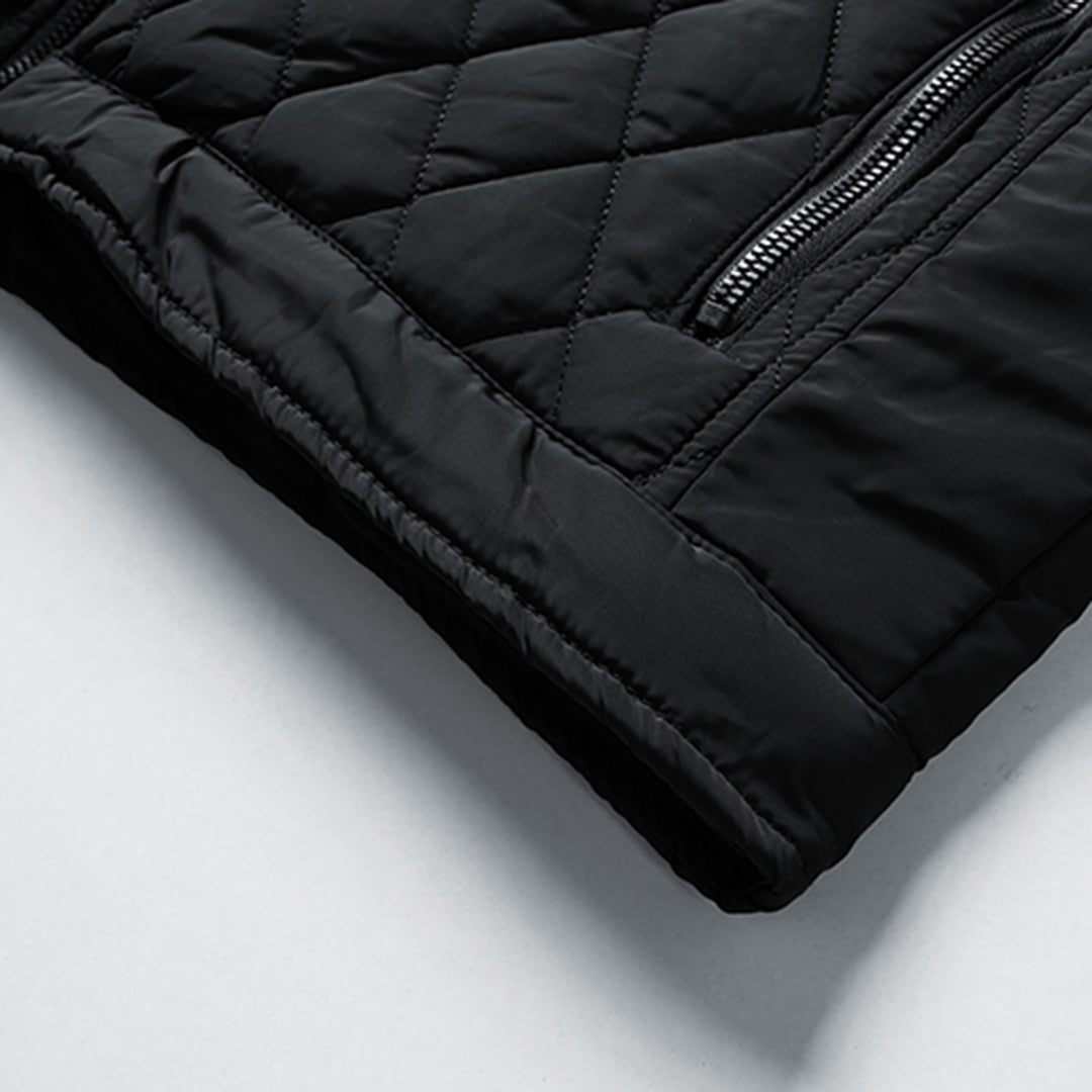 Veste Homme Bomber à Motif Losanges Style Intemporel 5