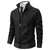 Veste Homme Fermeture Éclair Motif Géométrique Tissu Mélangé 3