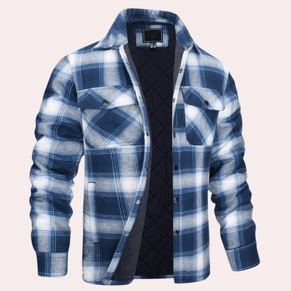 Veste Homme Matelassée à Carreaux Tendance 4