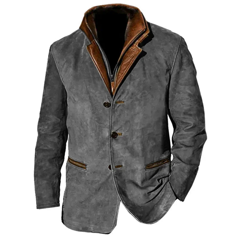 Veste Homme Vintage Automne Chic 2
