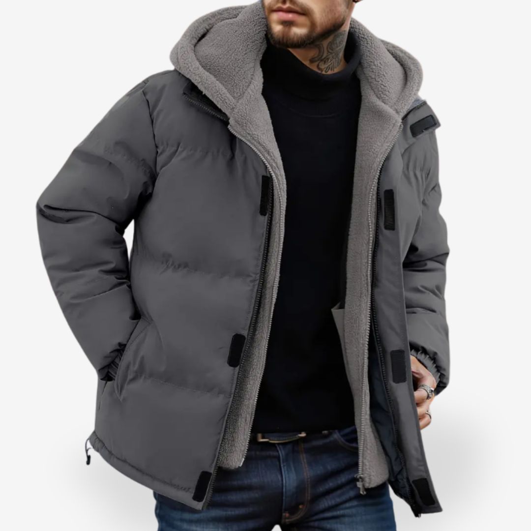 Veste Homme à Capuche Isolante Moderne et Fonctionnelle 6