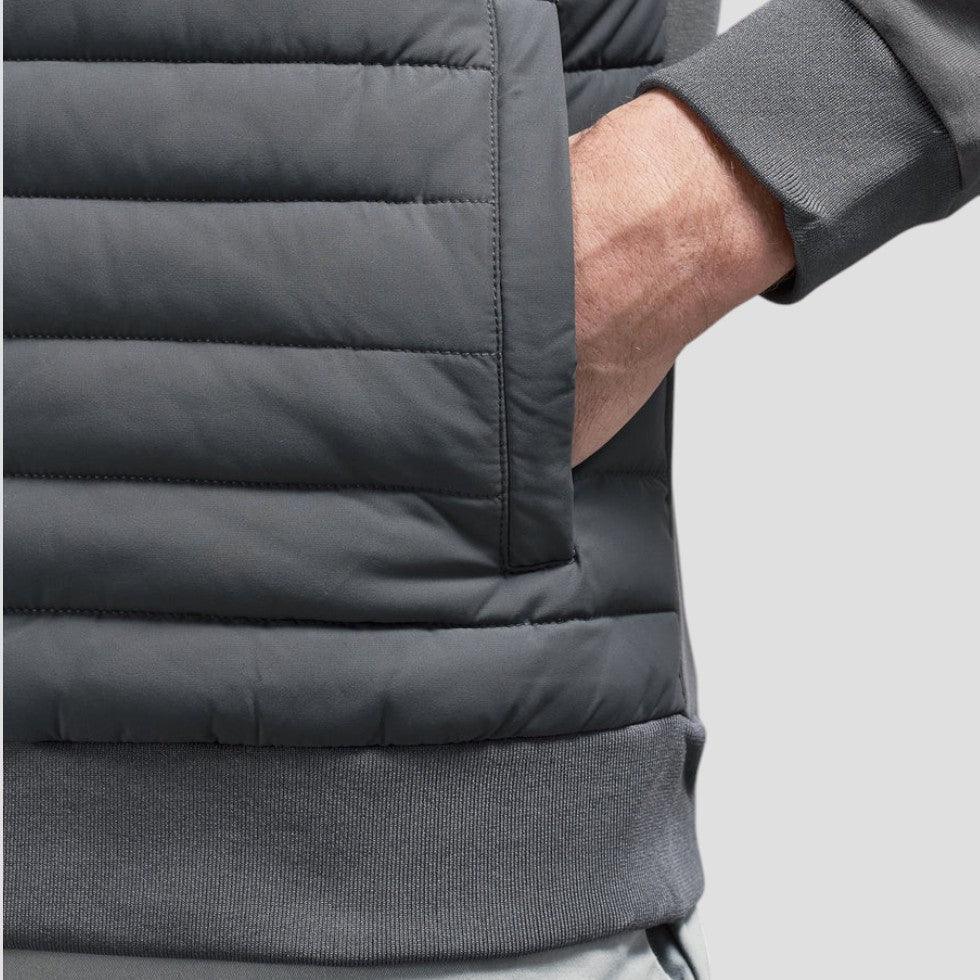 Veste Hybride Matelassée pour Hommes avec Manches Tricotées 4