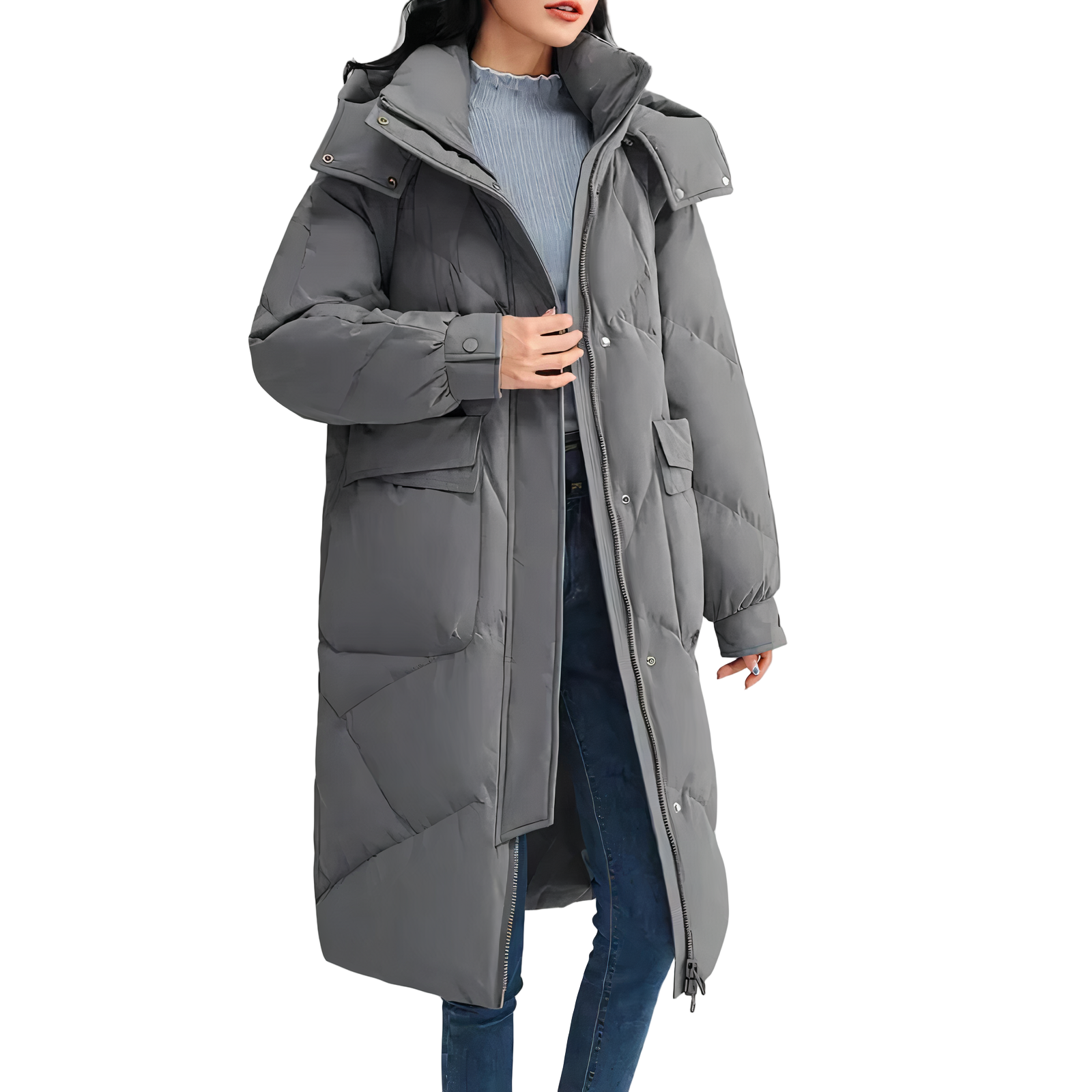 Veste Longue Femme Chic 1